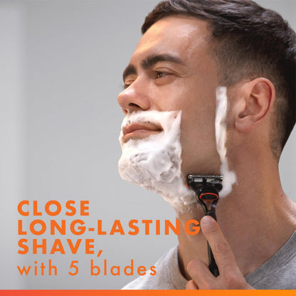 Gillette Razors, Fusion 5 Razor Men, 5-Blade, 1 Handle + 4 Refill - Available at All In One Marketplace Canada