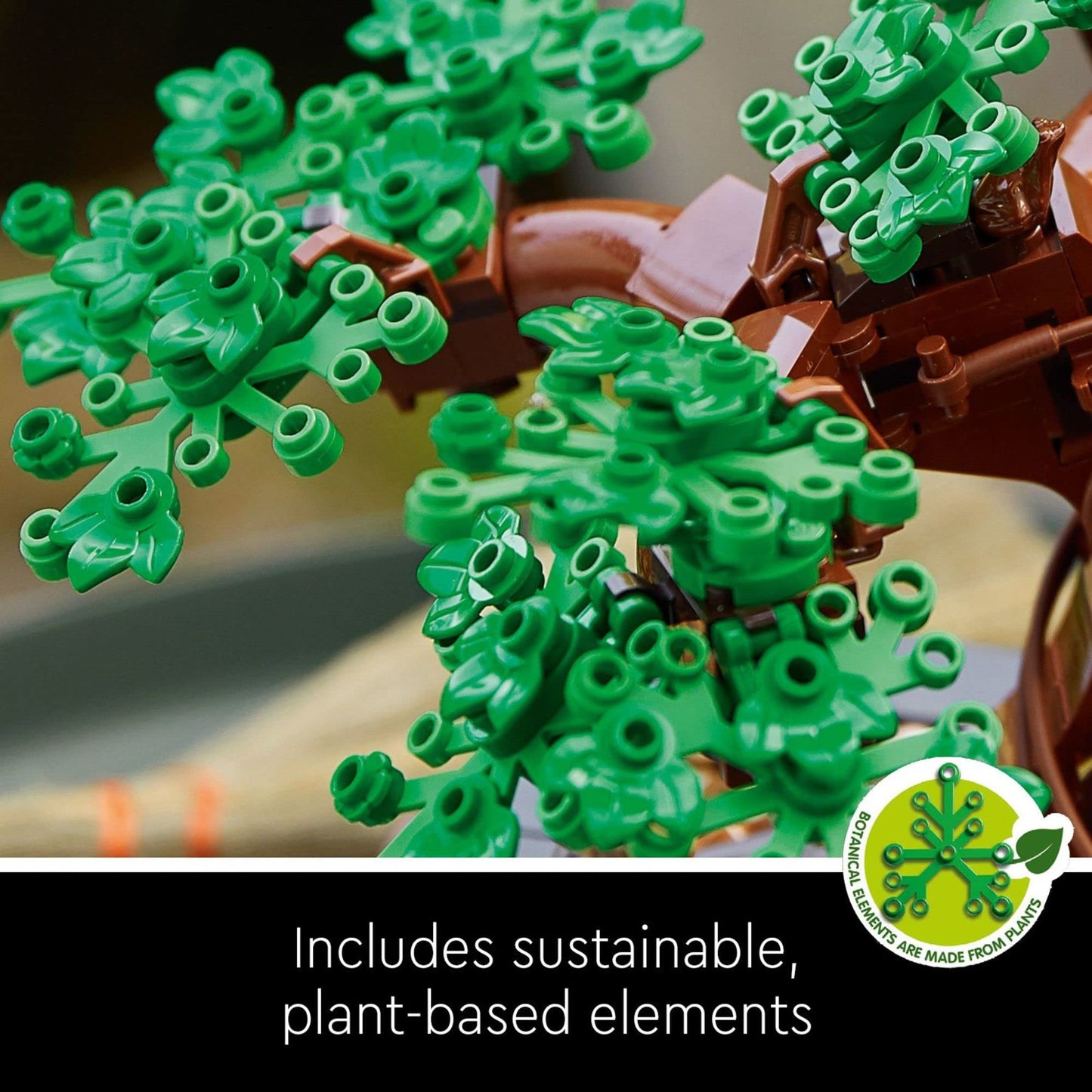 LEGO Icons Bonsai Tree Building Set - Artificial Bonsai Tree Plants for Home Decor, Adults Ages 18+ - Faux, Fake Plants for Table, Desk, Office - Birthday Gift for Men & Women - 10281 LEGO