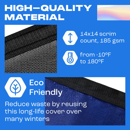 Yankee Pool Cover for Oval Pool | 16 x 32-ft | Oval Winter Pool Cover for Above Ground Pools | Extra Thick & Durable, UV-Resistant | Above-Ground Pool Protection 🍁 All In One Marketplace Canada
