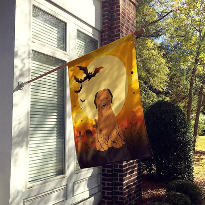 Caroline's Treasures BB4348CHF Halloween Briard Brown Flag Canvas House Size, Large, Multicolor