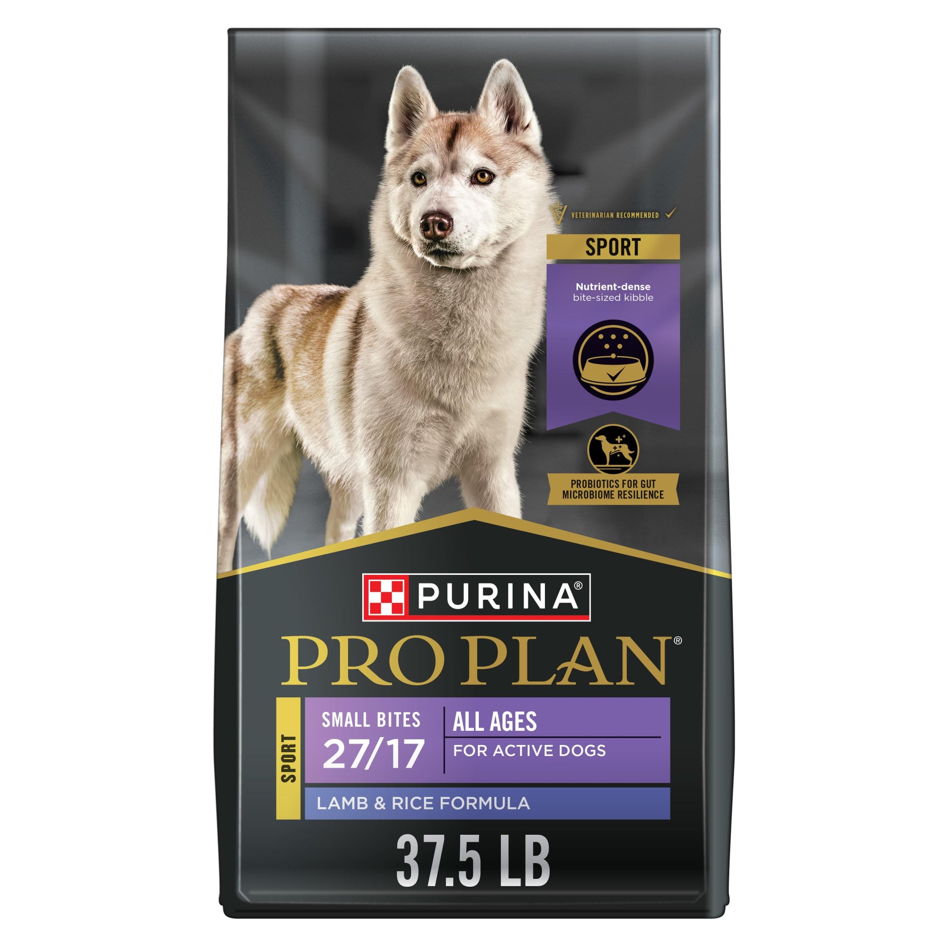 Purina Pro Plan Dry Dog Food, Sport Small Bites 27/17 Lamb & Rice - 17 kg Bag (1 Pack) - Available at All In One Marketplace Canada
