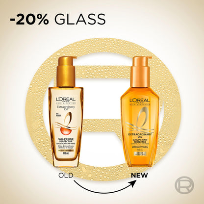 L'Oréal Paris Hair Expertise Extraordinary Oil Sublime Hair Perfector, Hair Serum, Pack of 2, 200ml L'Oreal Paris