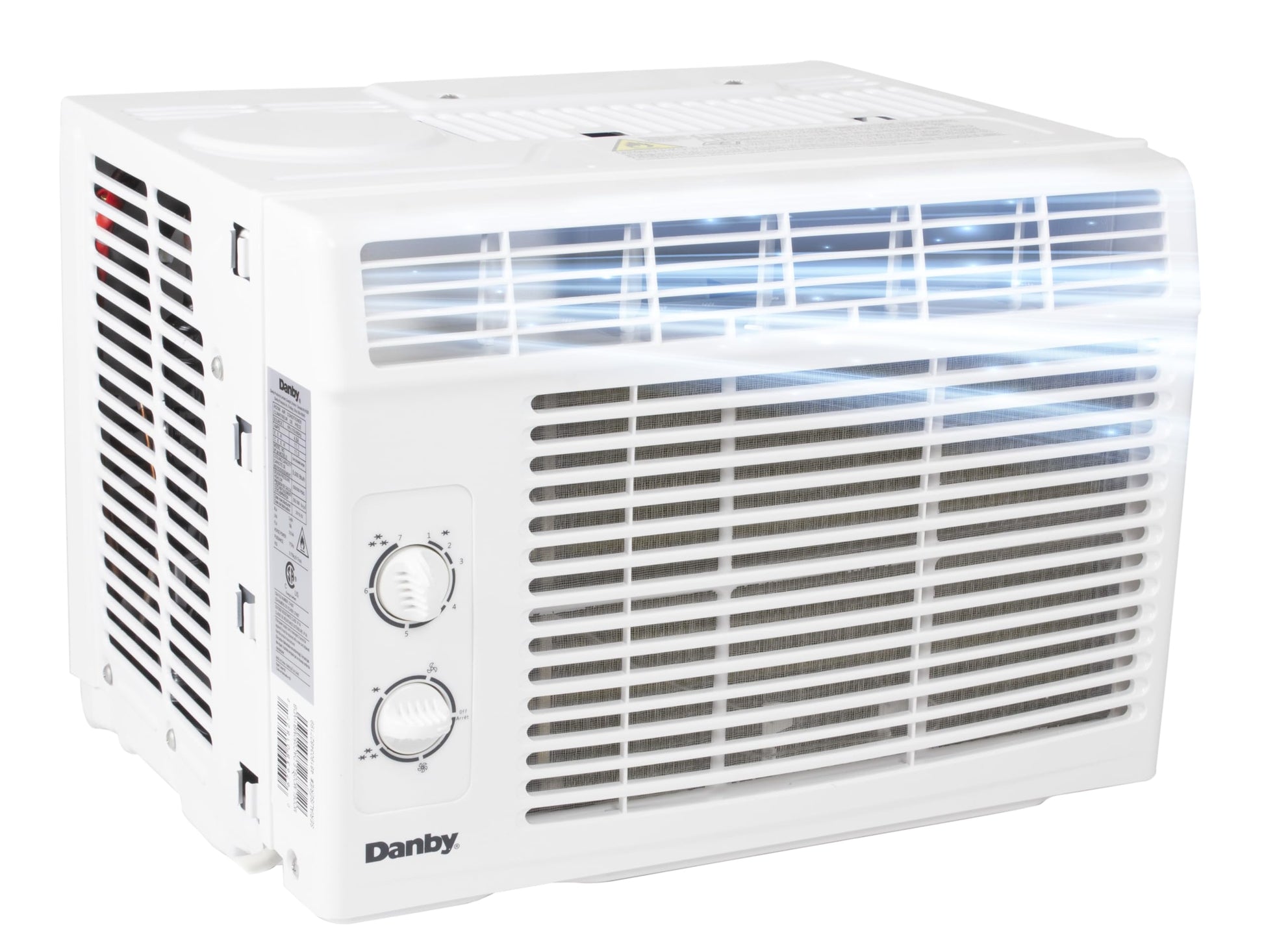 Danby DAC050MB1WDB 5,000 BTU Window Air Conditioner, 2 Cooling and Fan Settings, Easy to Use Mechanical Rotary Controls, Ideal for Rooms Up to 150 Square Feet - Available at All In One Marketplace Canada