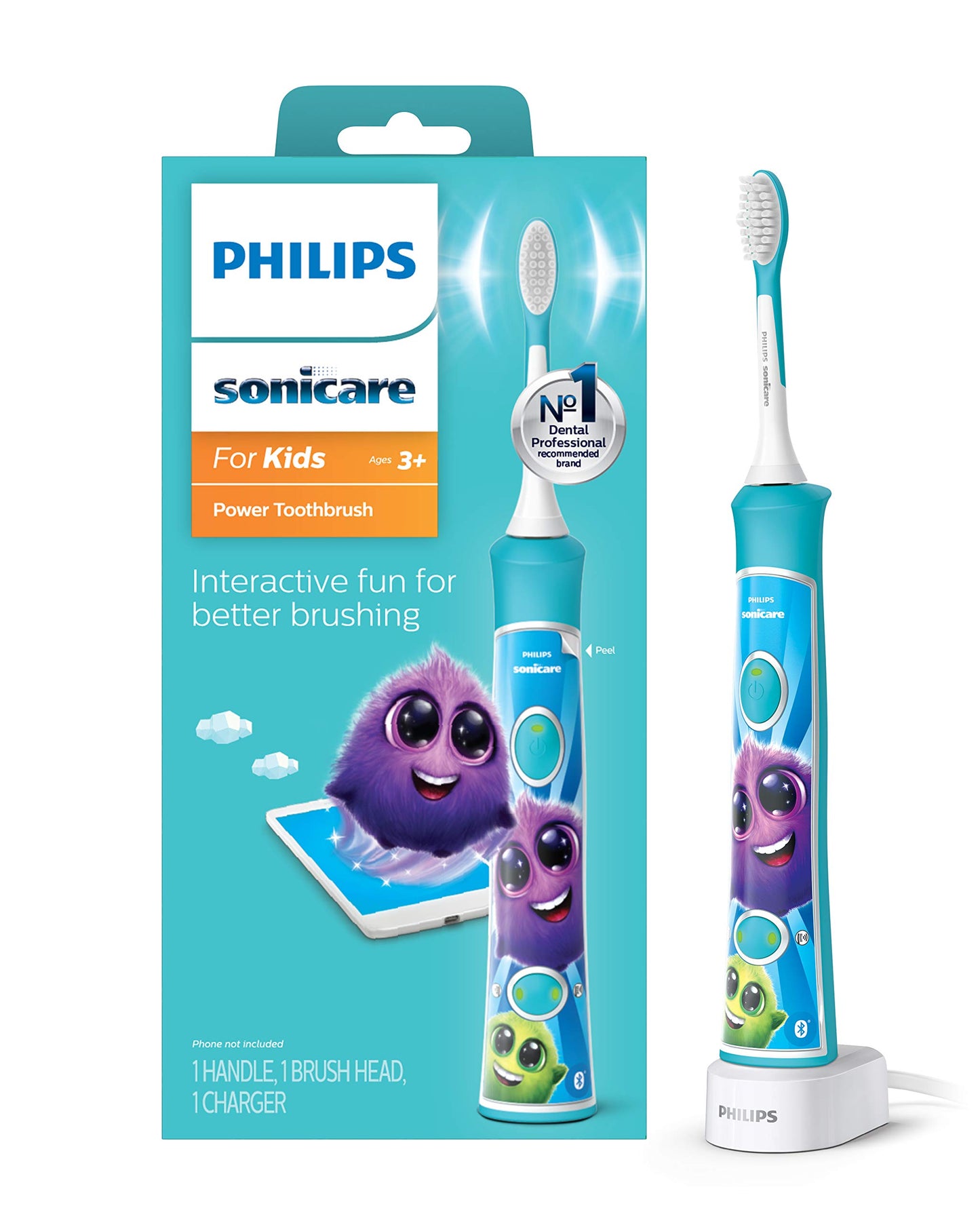 Philips Sonicare for Kids Bluetooth Connected Rechargeable Electric Toothbrush, HX6321/02 🍁 All In One Marketplace Canada