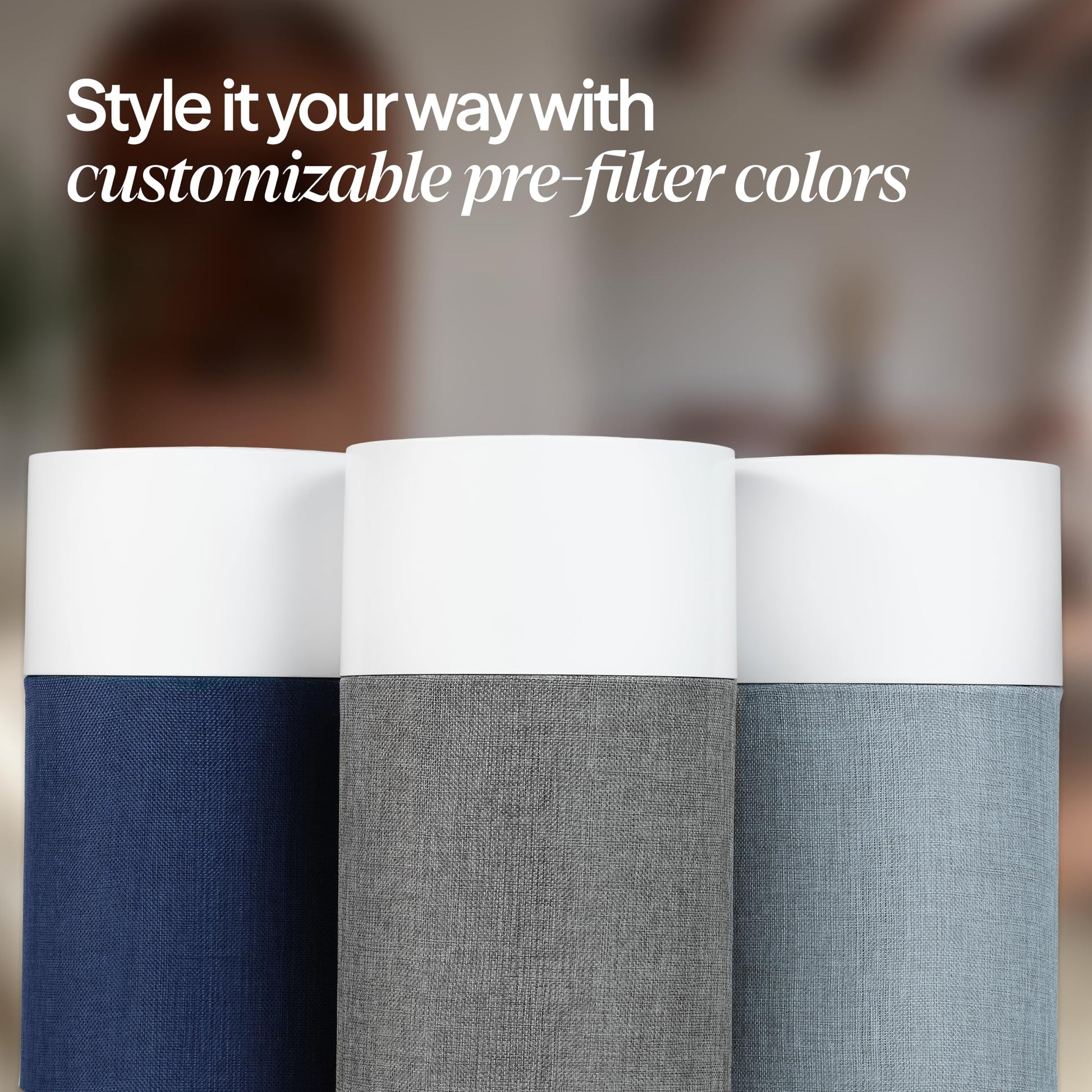 BLUEAIR Air Purifiers for Bedroom, HEPASilent Small Room Air Purifiers for Home, for Pets Allergies Air Cleaner, Virus Air Purifier for Dust, Baby Air Purifier for Nursery Blue Pure 511 - Available at All In One Marketplace Canada