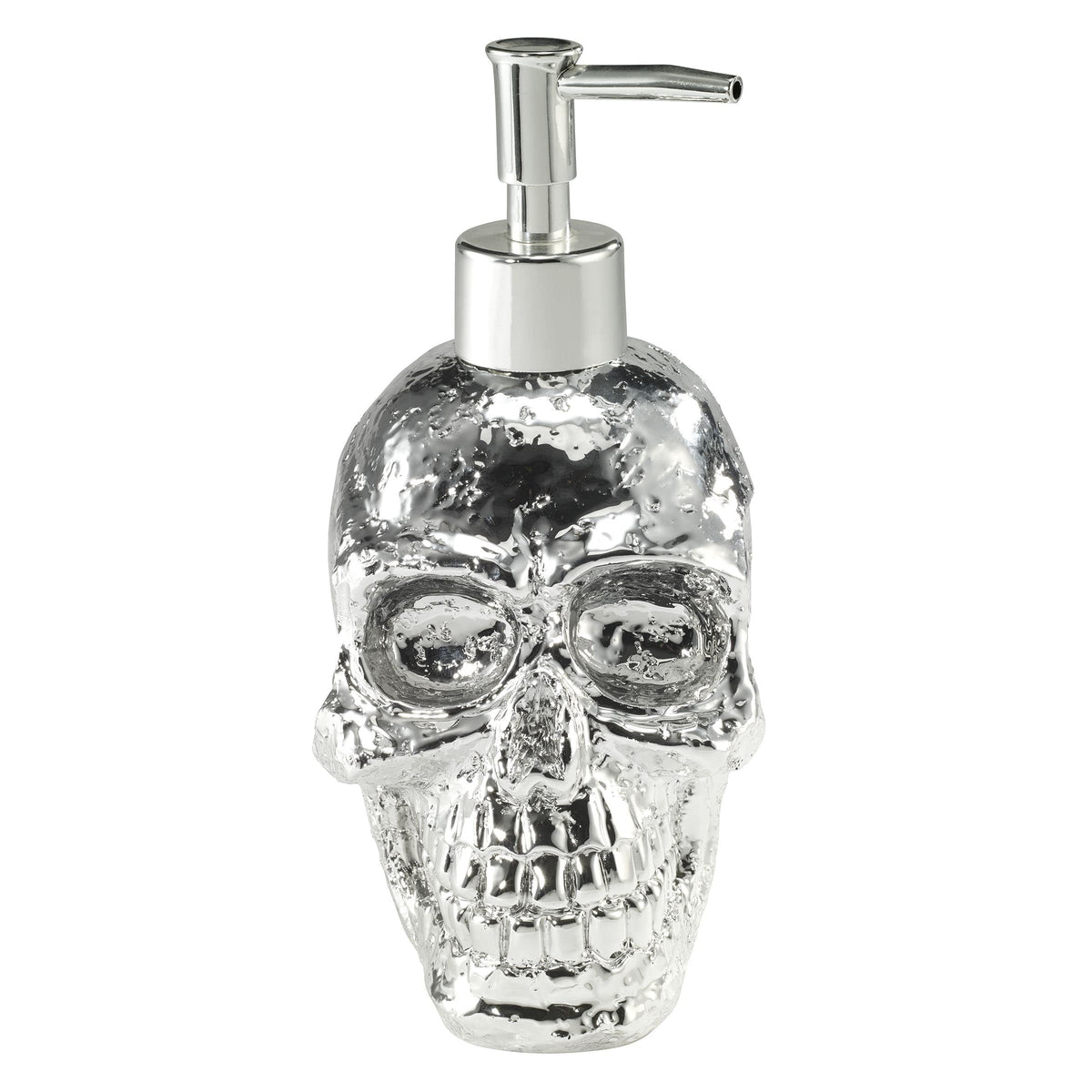 Avanti Linens - Distributeur de savon/lotion, essentiel pour salle de bain d'invités, décoration de salle de bain motif tête de mort (collection Halloween)