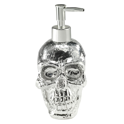 Avanti Linens - Distributeur de savon/lotion, essentiel pour salle de bain d'invités, décoration de salle de bain motif tête de mort (collection Halloween)