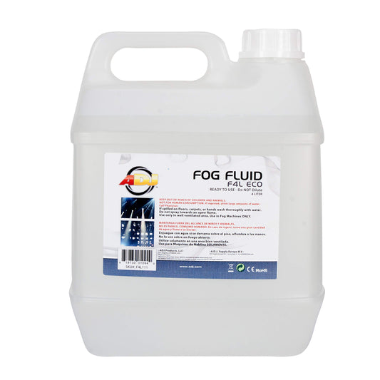 ADJ Products F4L ECO Economy Grade Water Based Fog Juice - 4 Litres