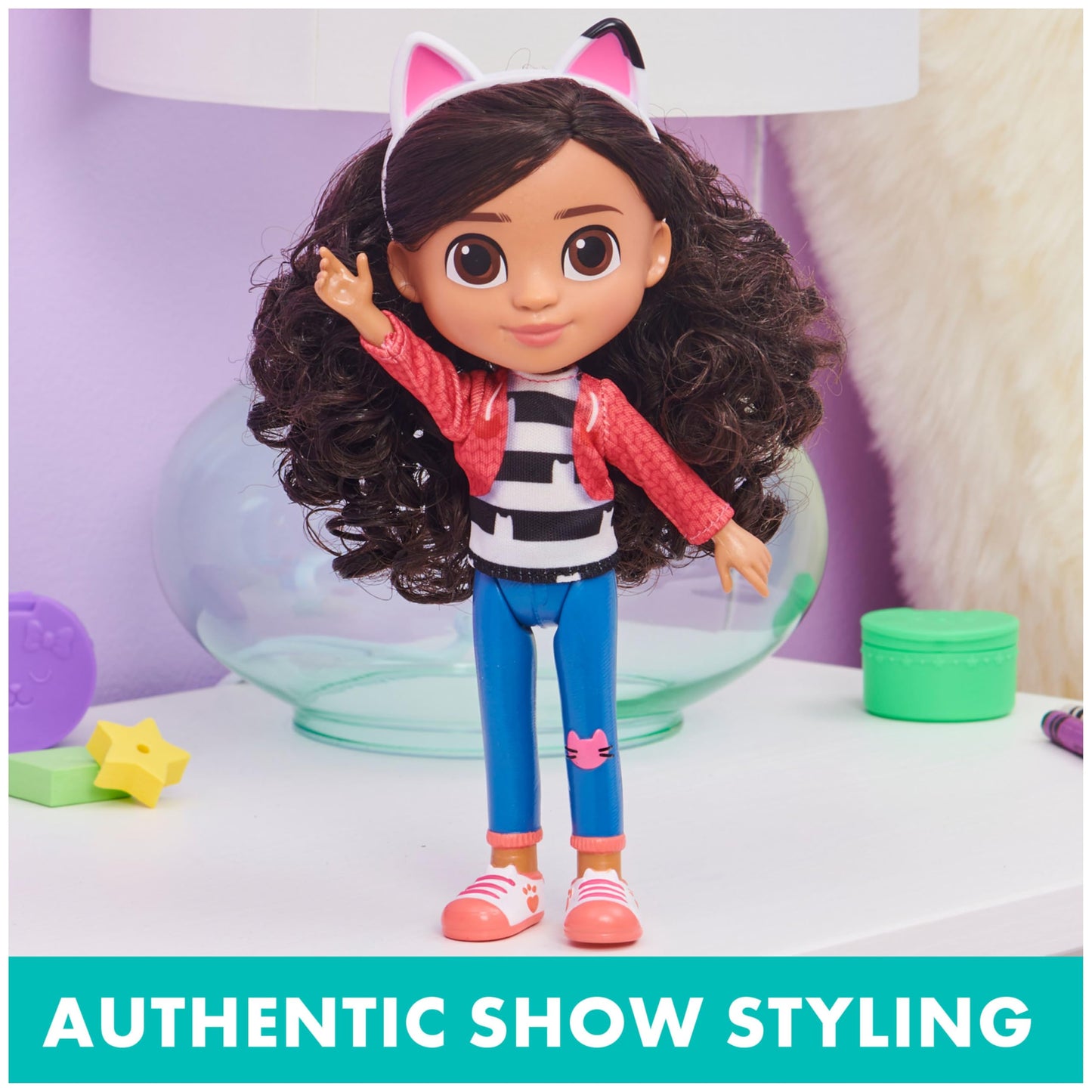 Gabby’s Dollhouse, 8-inch Gabby Girl Doll, Kids Toys for Ages 3 and up DREAMWORKS GABBY'S DOLLHOUSE