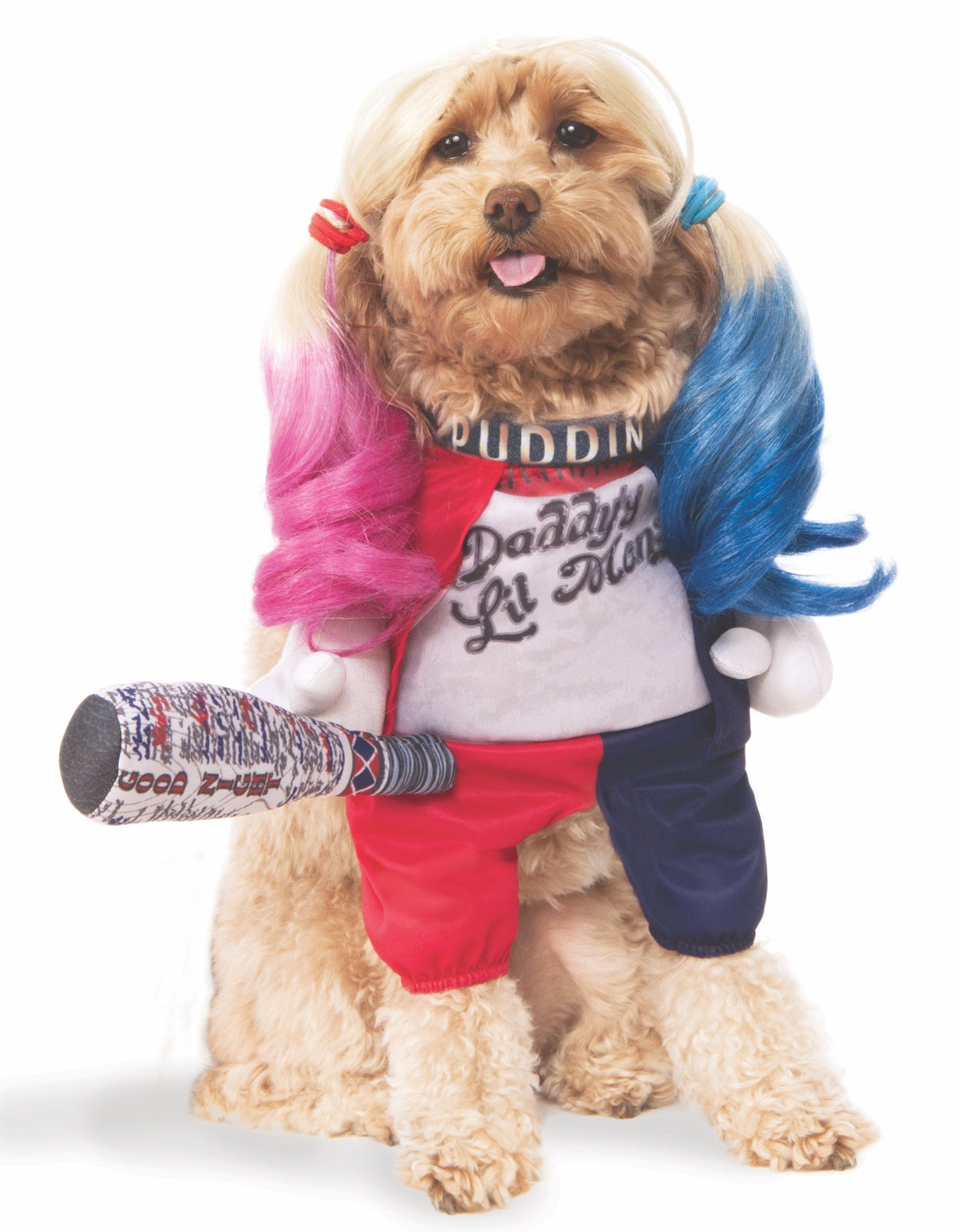 Rubies DC Comics Suicide Squad Walking Harley Quinn Pet Costume, X-Large for Themed Parties and Halloween