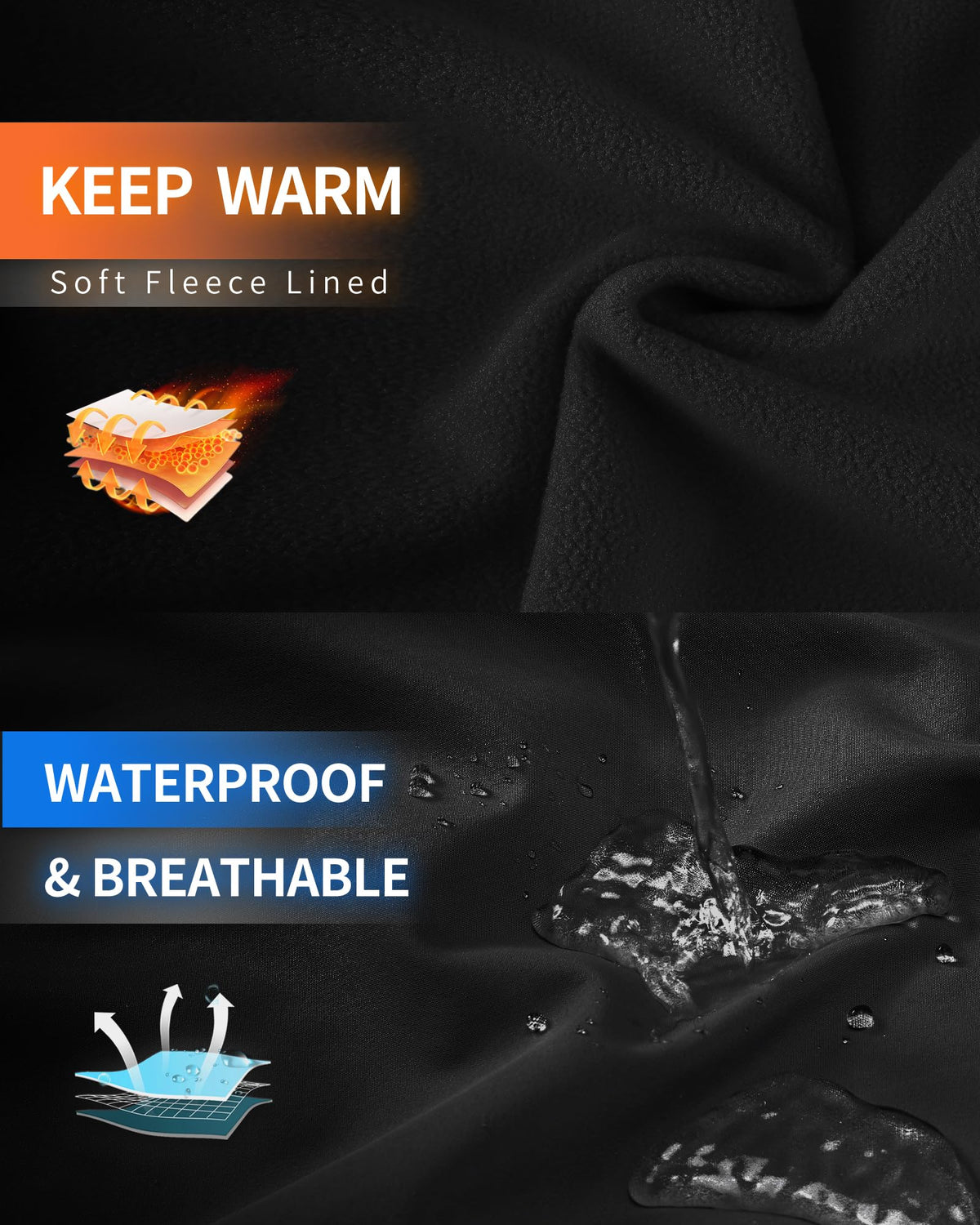 Outdoor Ventures Women's Softshell Jacket Fleece Lined Waterproof Rain Coat 🍁 All In One Marketplace Canada