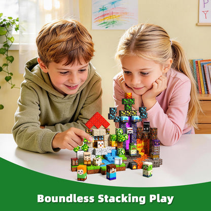 200PCS Magnetic Blocks, Toys Building Cubes Set Birthday Gifts for Kids 🍁 All In One Marketplace Canada