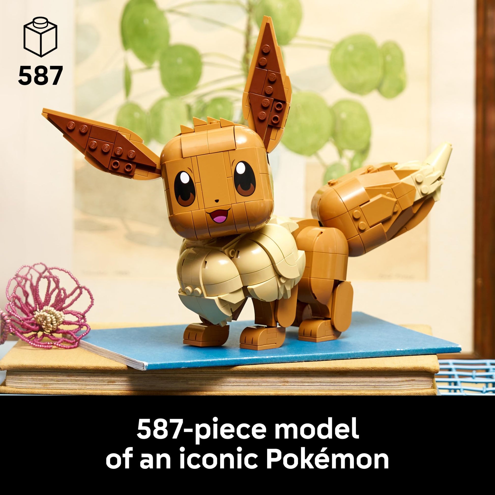 LEGO Pokémon Eevee - Collectible Building Set for Adults, Ages 18+ - Posable Pokémon Figure for Display - Desk, Bookshelf or Home Office Decor - Gift for Men & Women - 72151 - Available at All In One Marketplace Canada