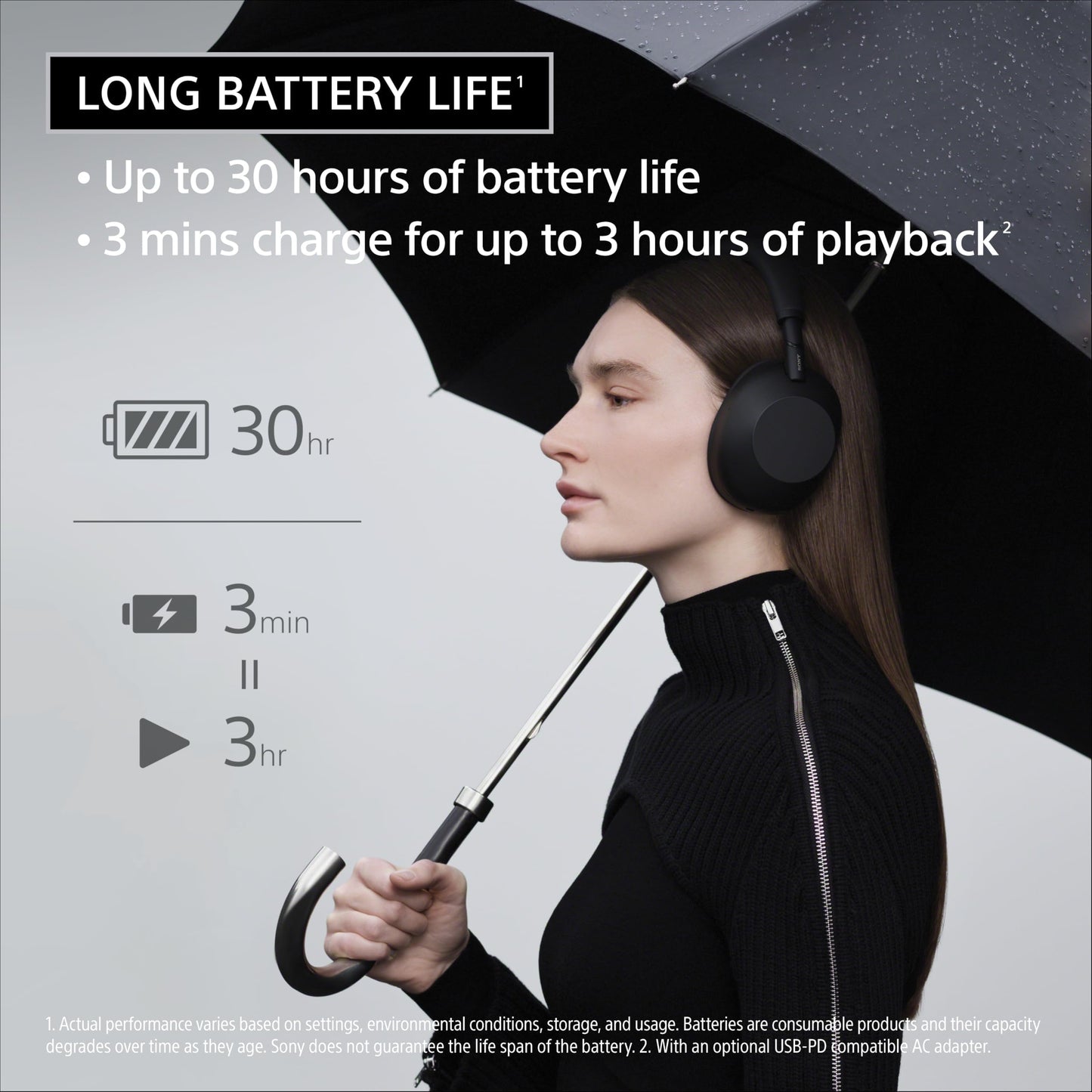 Sony WH-1000XM6 The Best Wireless Noise Canceling Headphones, HD NC Processor QN3, 12 Microphones, Adaptive NC Optimizer, Mastered by Engineers, Studio-Quality, 30-Hour Battery, Platinum Silver