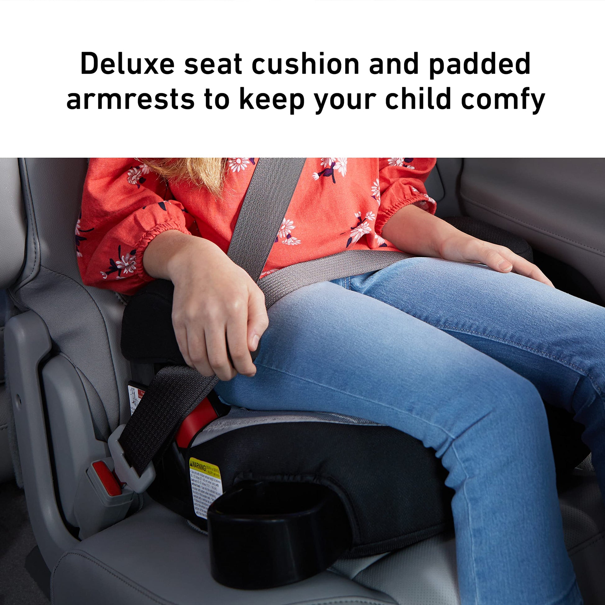 Graco TurboBooster Backless Booster Seat, Big Kid Car Seat from 18-45 kg (40-100 lb), Machine Washable Cover, Rio - Available at All In One Marketplace Canada