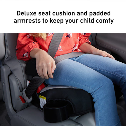 Graco TurboBooster Backless Booster Seat, Big Kid Car Seat from 18-45 kg (40-100 lb), Machine Washable Cover, Rio - Available at All In One Marketplace Canada