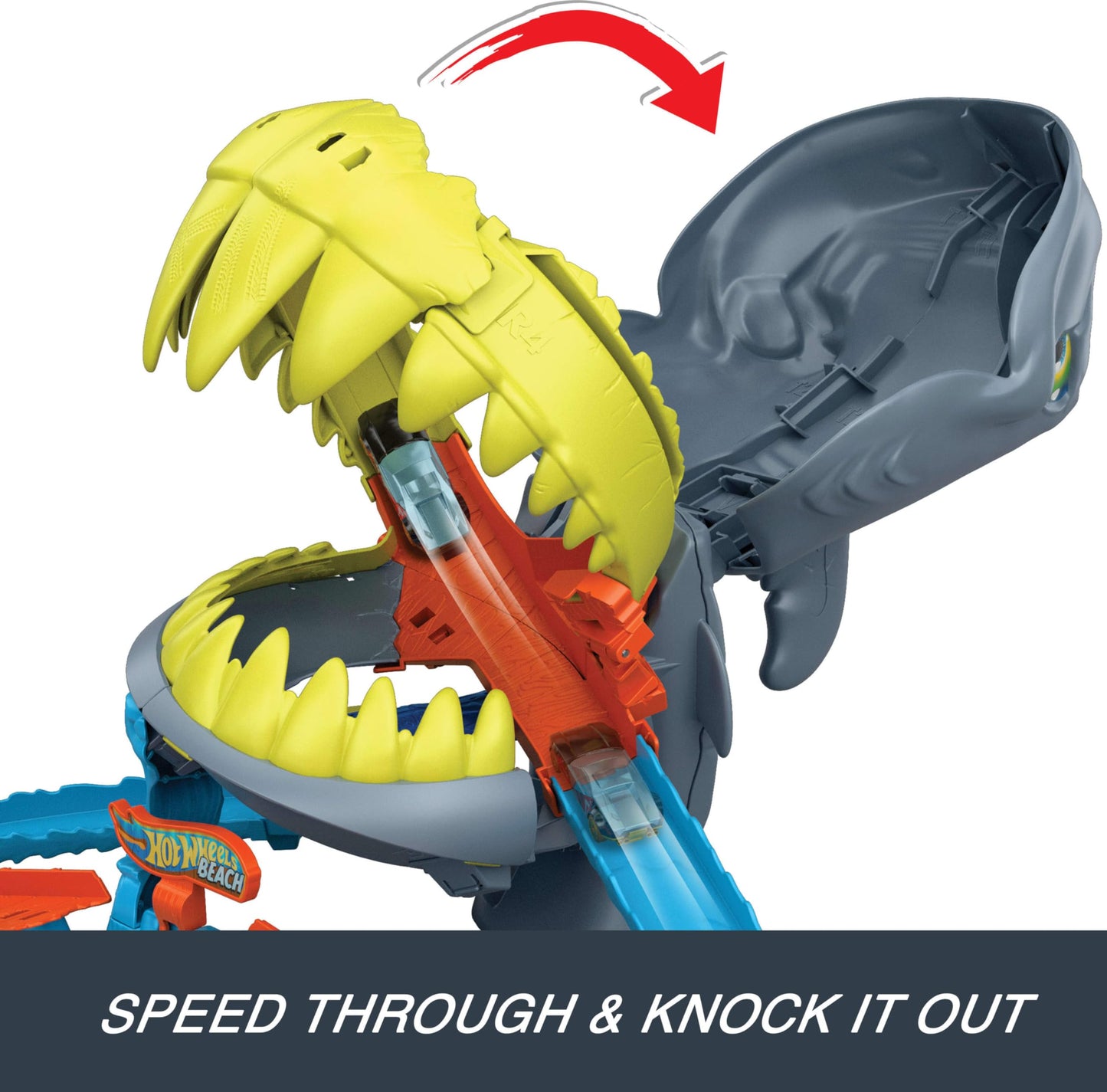 Hot Wheels City Shark Chomp Beach Playset & 1:64 Scale Toy Car 🍁 All In One Marketplace Canada