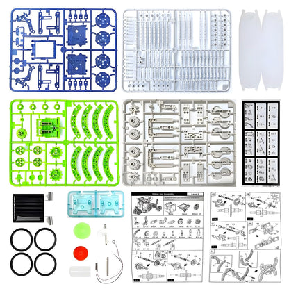 12-in-1 Solar Robot Kit STEM Gift Toys for Boys Aged 8-13, 190 PCS DlY Science Building Experiments Set,Educational Robotic Toys for 8 9 10 11 12 13 Year Old Boy Girl Gift Ideas On Christmas Birthday 🍁 All In One Marketplace Canada
