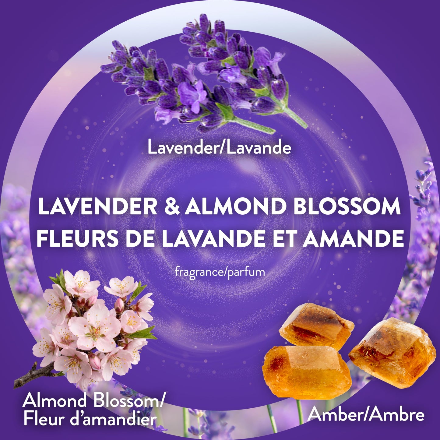 Air Wick Essential Mist Refill – Air Freshener Infused with Essential Oils, Easy Change Refill for Cordless Diffuser – 3 Count – Lavender & Almond Blossom Scent - Available at All In One Marketplace Canada