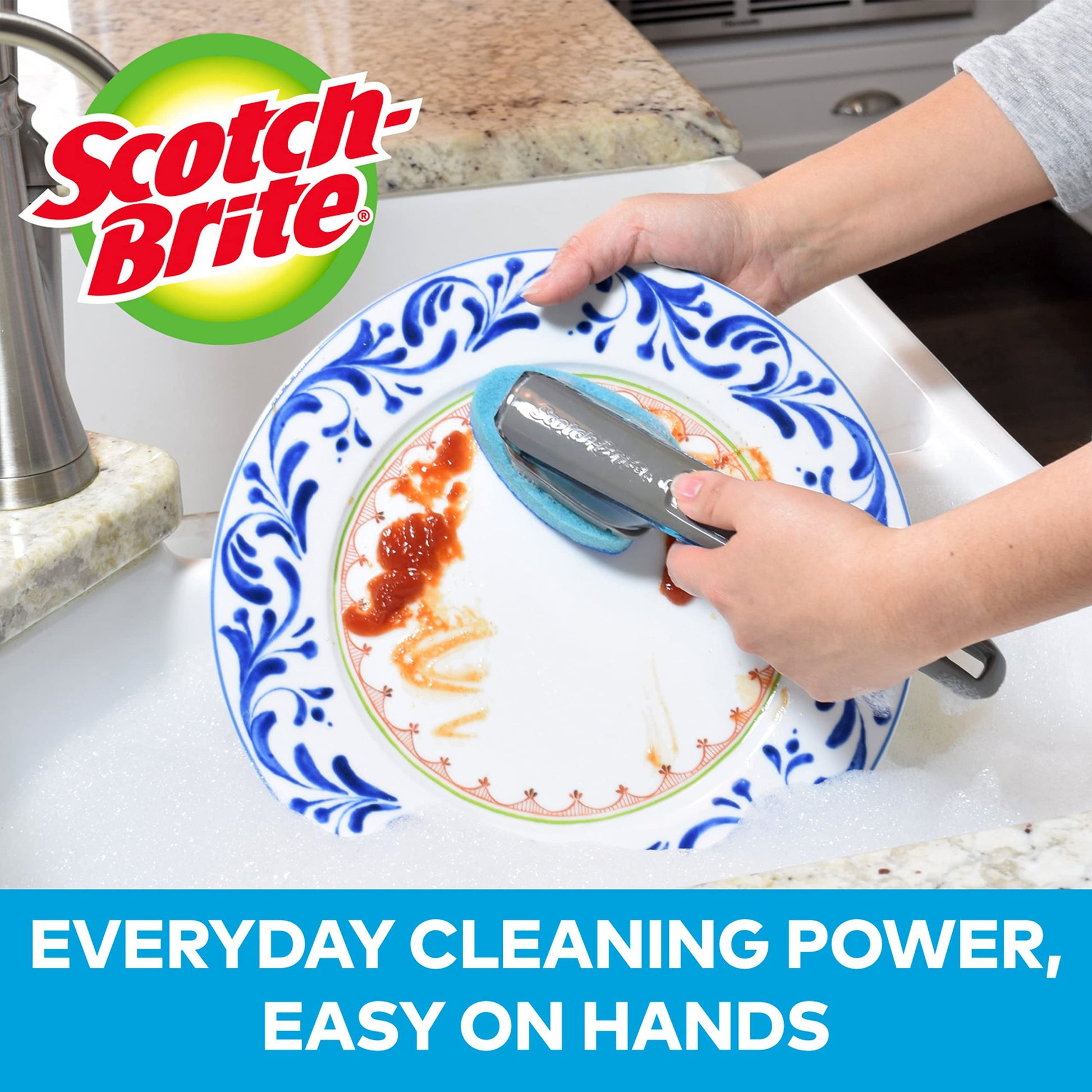 Scotch-Brite Non-Scratch Dishwand Refills, Fits All Scotch-Brite Dishwands, 10 Refills Scotch-Brite