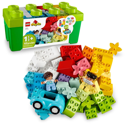 LEGO DUPLO Classic Brick Box Building Blocks - Stacking Toys for Toddlers, Ages 1.5+ Years - Learning & Educational Toys for Preschool - Develop Fine Motor Skills - Gift for Birthdays - 10913 🍁 All In One Marketplace Canada