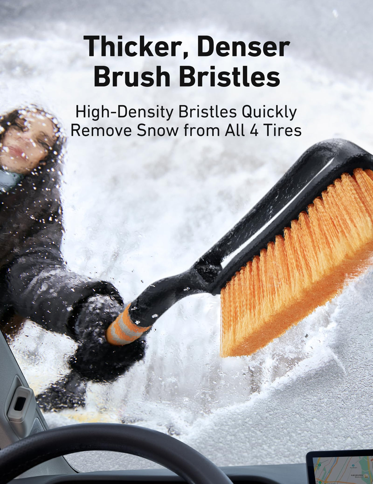AstroAI 27" Snow Brush & Ice Scraper for Car Windshield Snow Remove, 2 Pack 🍁 All In One Marketplace Canada