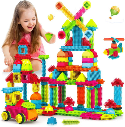 Feoxialy Stickle Bristle Building Blocks Bricks 108PCS Toys for Kids 3-5 🍁 All In One Marketplace Canada