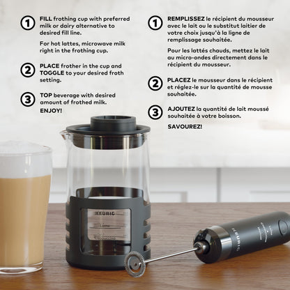 Keurig SimpleCafé Milk Frother for Lattes and Cappuccinos - Available at All In One Marketplace Canada
