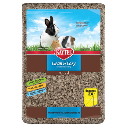 Kaytee Clean & Cozy Natural Small Animal Bedding, Expands to 49.2L 🍁 All In One Marketplace Canada