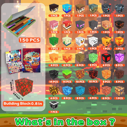 SSAWER Magnetic Blocks, 150PCS Toys Building Blocks Cubes Gifts for Girls 🍁 All In One Marketplace Canada