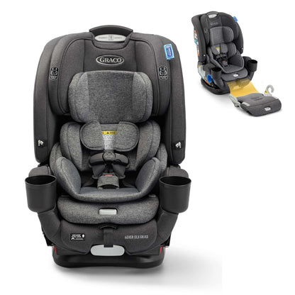 Graco 4Ever DLX Grad 5-in-1 Convertible Car Seat | Versatile, Comfortable, and Safe for Babies through Preteens | 1.8-54 kg (4-120 lb) | Harrison