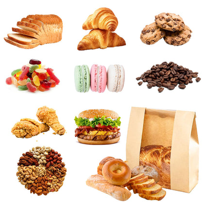 Paper Bread Bags for Homemade Bread for Gifting, Storage, Packaging, 50 Pcs 🍁 All In One Marketplace Canada