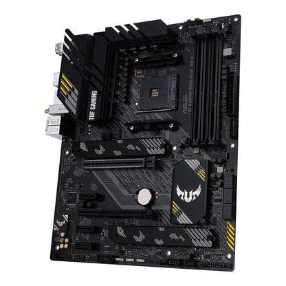 ASUS TUF Gaming B550-PLUS WiFi II AMD AM4 (3rd Gen Ryzen™) ATX Motherboard (PCIe 4.0, WiFi 6, 2.5Gb LAN, BIOS Flashback, USB 3.2 Gen 2, Addressable Gen 2 RGB Header and Aura Sync) Asus