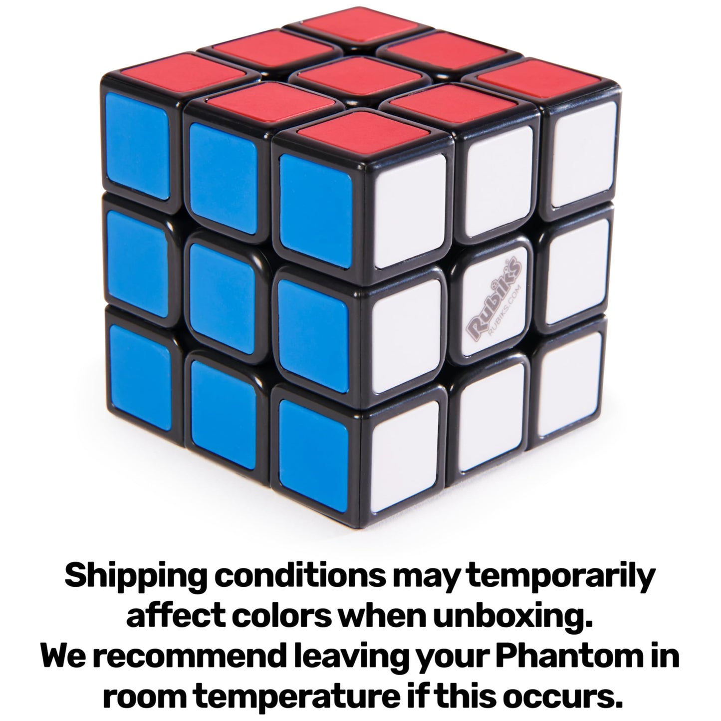 Rubik's Cube Phantom Heat-Activated Puzzle Cube & Brain Teaser Fidget Toy