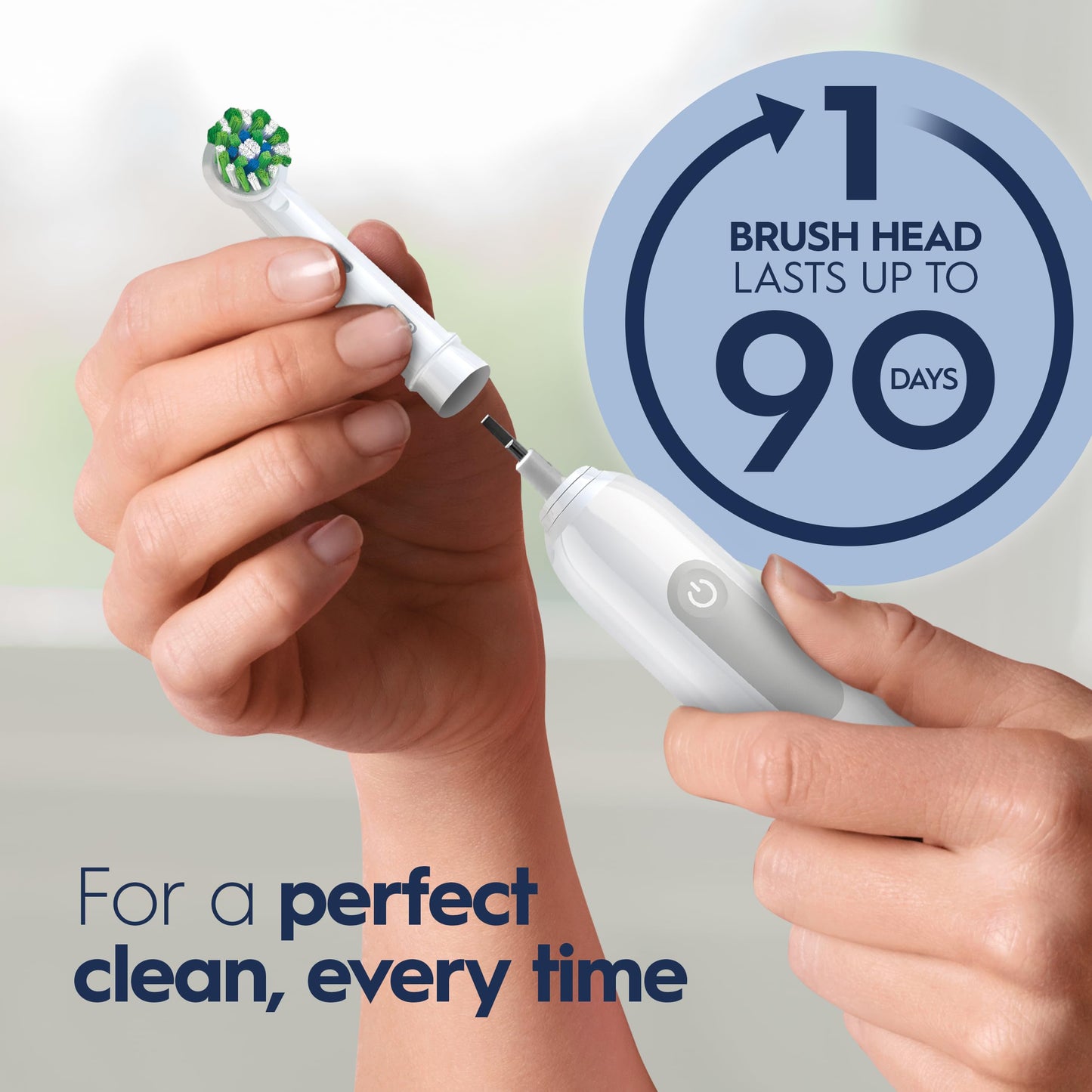 Oral-B Pro 1000 Electric Toothbrush, White, Rechargeable Power Toothbrush with 1 Brush Head