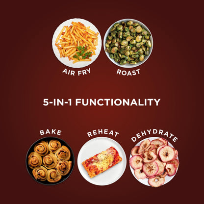 NINJA AF101C, Air Fryer, 3.8L Less Oil Electric Air Frying, Equipped with Crisper Plate + Multi-Layer Rack + Non Stick Basket, Programmable Control Panel, Black, 1550W, (Canadian Version) - Available at All In One Marketplace Canada