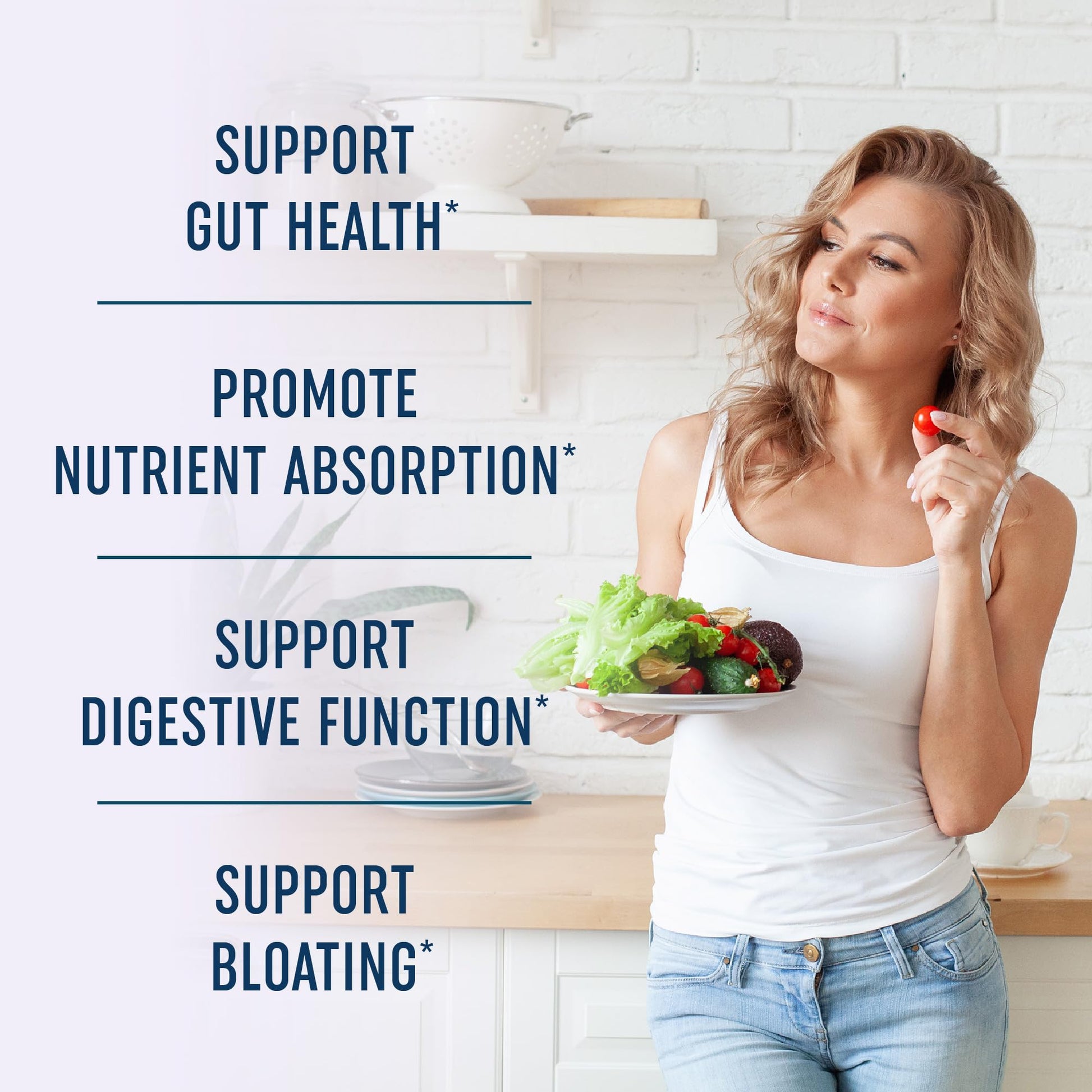 Digestive Enzymes 280MG for Digestive Health & Bloating Relief for Women & Men | Triple Digestive Enzyme Blend to Break Down Carbs & Fats, Anti Bloating Supplement for Women & Men | Vegetarian | 90ct - Available at All In One Marketplace Canada