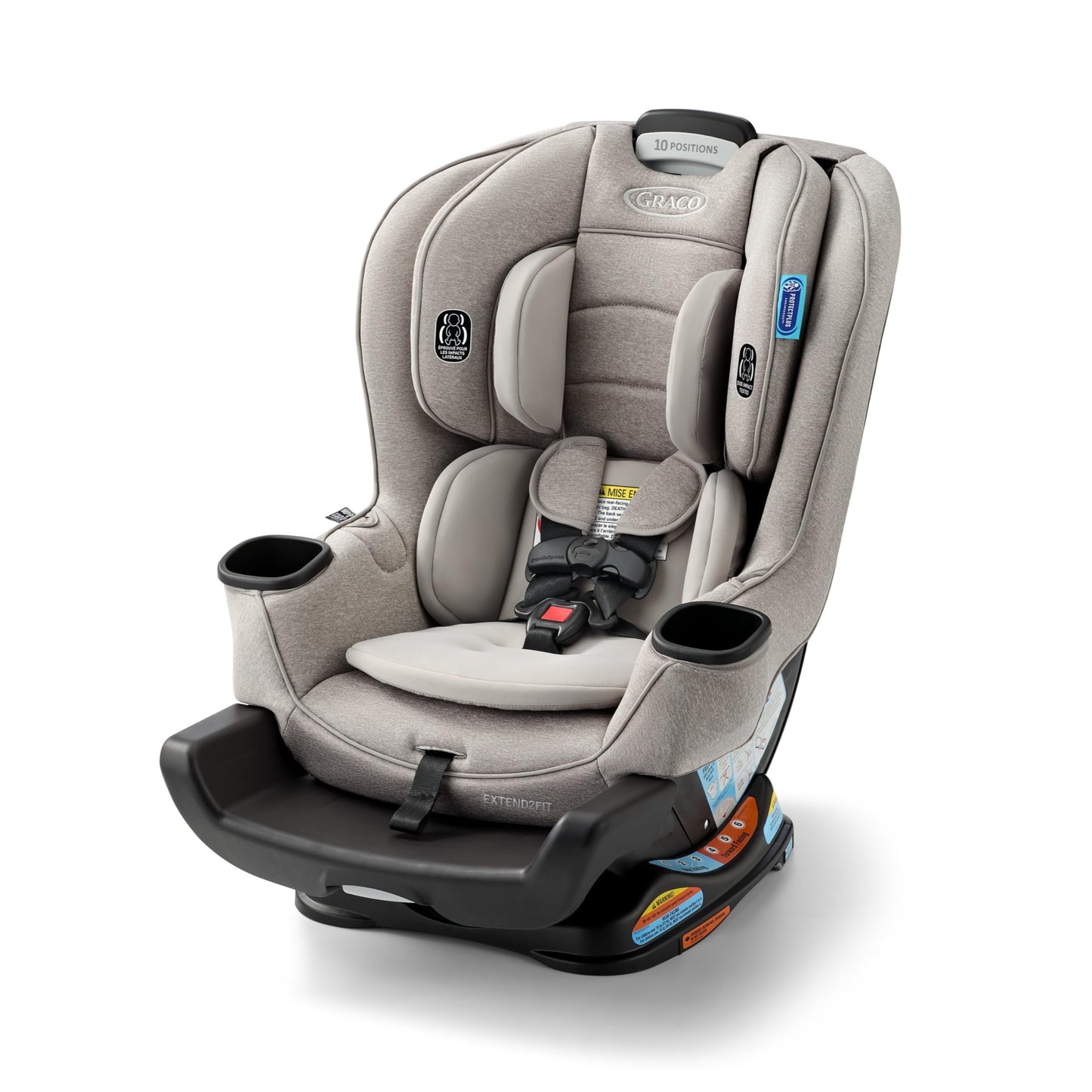 Graco Extend2Fit Convertible Car Seat, Ashten