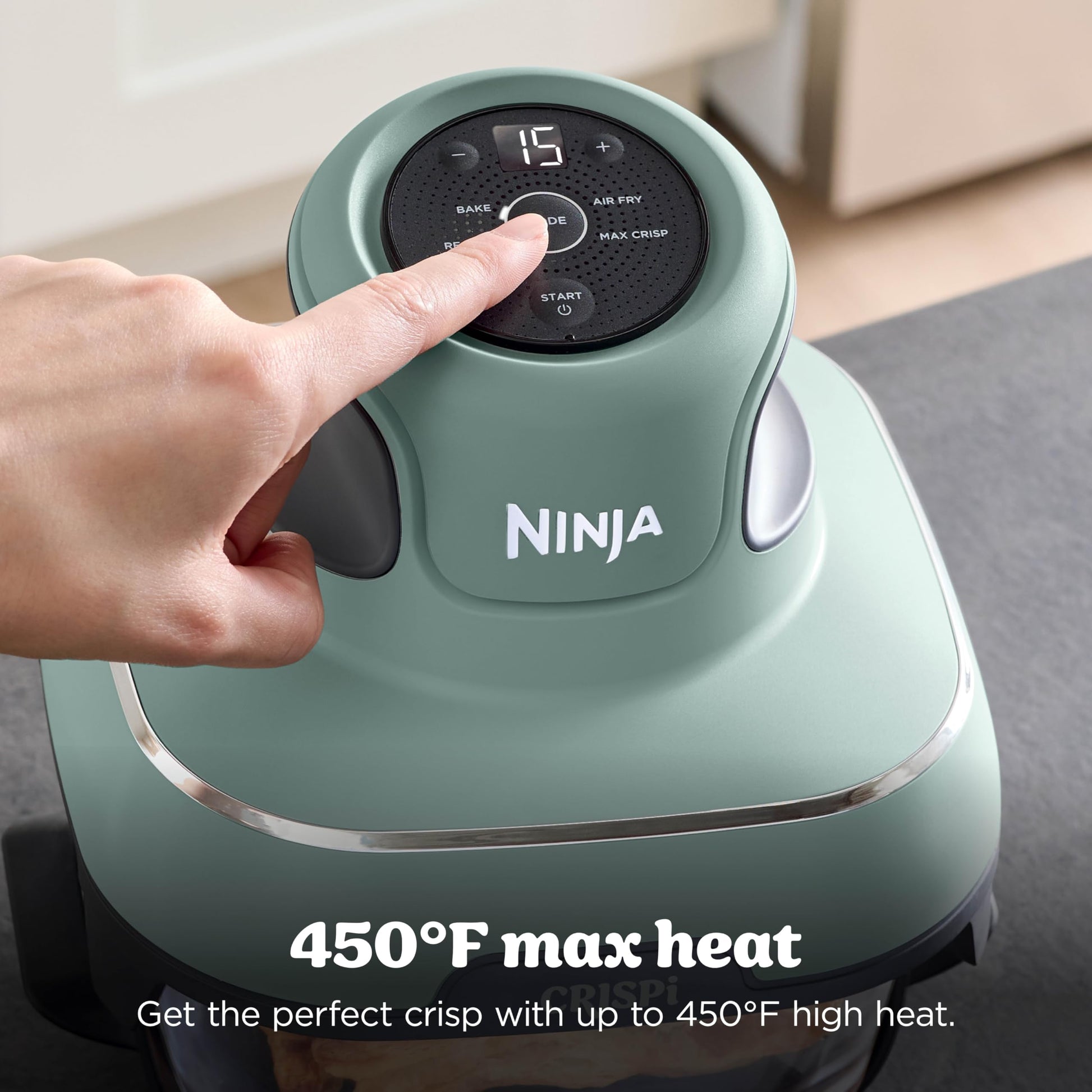 Ninja Crispi Portable Glass Air Fryer Cooking System – 4-Qt & 6-Cup CleanCrisp Containers, Nontoxic, Leak-Proof, Dishwasher Safe – Air Fry, Bake, Max Crisp, Recrisp FN101CGN (Canadian Version) - Available at All In One Marketplace Canada
