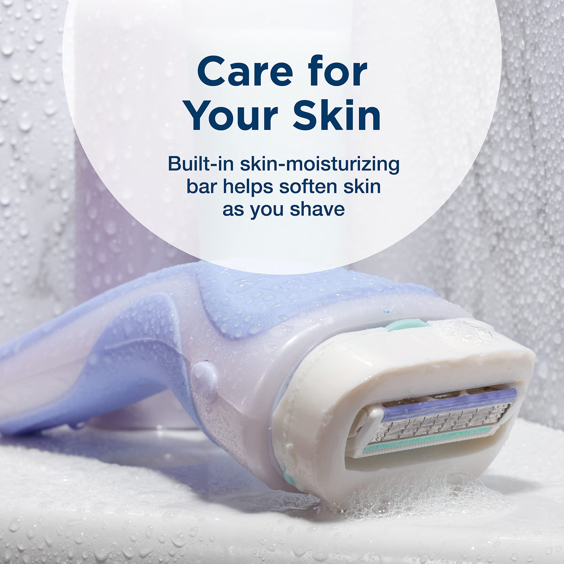 Schick Intuition Pure Nourishment Razors for Women |Replacement Refills for any Intuition Handles| 4- Blade Refill with Coconut Milk and Almond Oil, 8 Count Razor Refills - Available at All In One Marketplace Canada