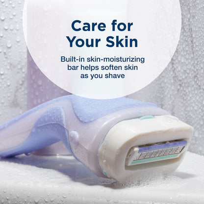 Schick Intuition Pure Nourishment Razors for Women |Replacement Refills for any Intuition Handles| 4- Blade Refill with Coconut Milk and Almond Oil, 8 Count Razor Refills - Available at All In One Marketplace Canada
