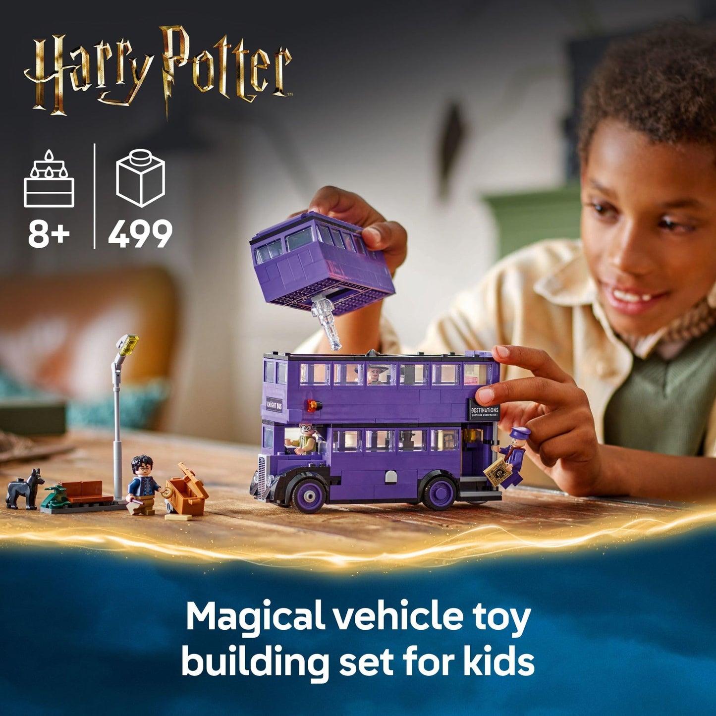 LEGO Harry Potter Knight Bus Adventure - Building Toy for Kids, Boys, and Girls, Ages 8+ - Iconic Bus from Harry Potter and The Prisoner of Azkaban - with 5 Minifigures - Birthday Gift Idea - 76446 🍁 All In One Marketplace Canada