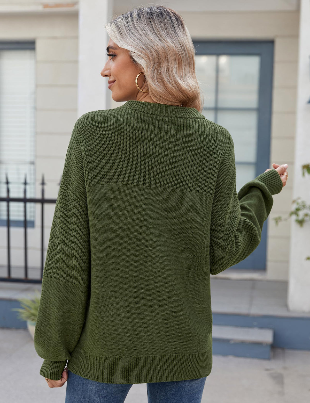 Zeagoo Oversized Sweater for Women Fall Casual Knit Winter Fashion Pullover 🍁 All In One Marketplace Canada