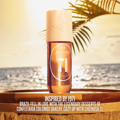 Sol de Janeiro Brazilian Crush Cheirosa 71 - Caramelized Vanilla and Macadamia by Sol de Janeiro for Unisex - 3 oz Body Mist Sol de Janeiro
