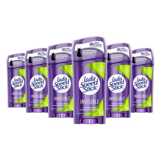 Lady Speed Stick Power Antiperspirant Deodorant for Women, Powder Fresh, 70g - 6 Pack 🍁 All In One Marketplace Canada Lady Speed Stick
