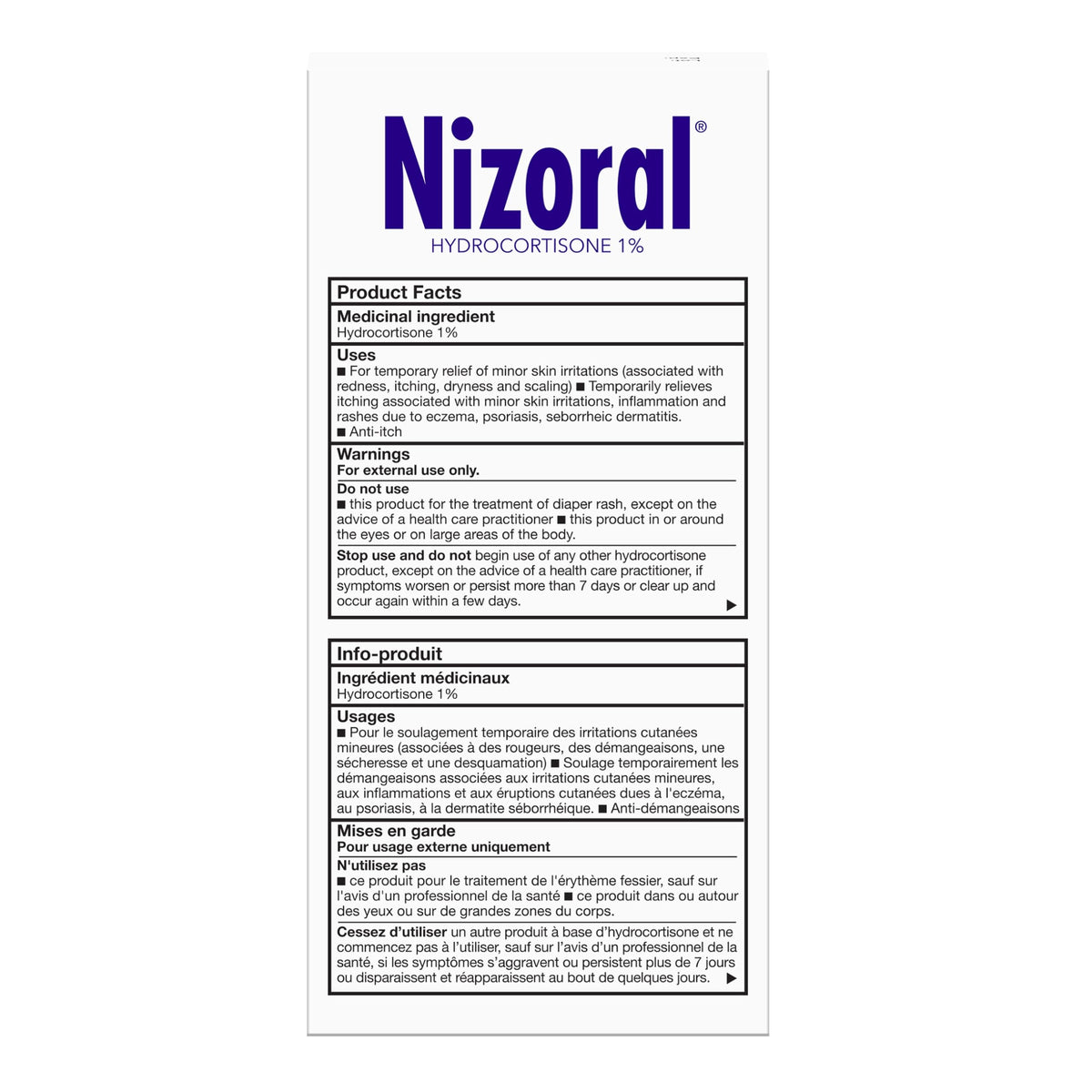 Nizoral Scalp Itch Relief Liquid—Relieves Scalp Itch and Soothes, Calms and Hydrates with Maximum Strength Anti-Itch Medicine (Hydrocortisone 1%), 60 ml
