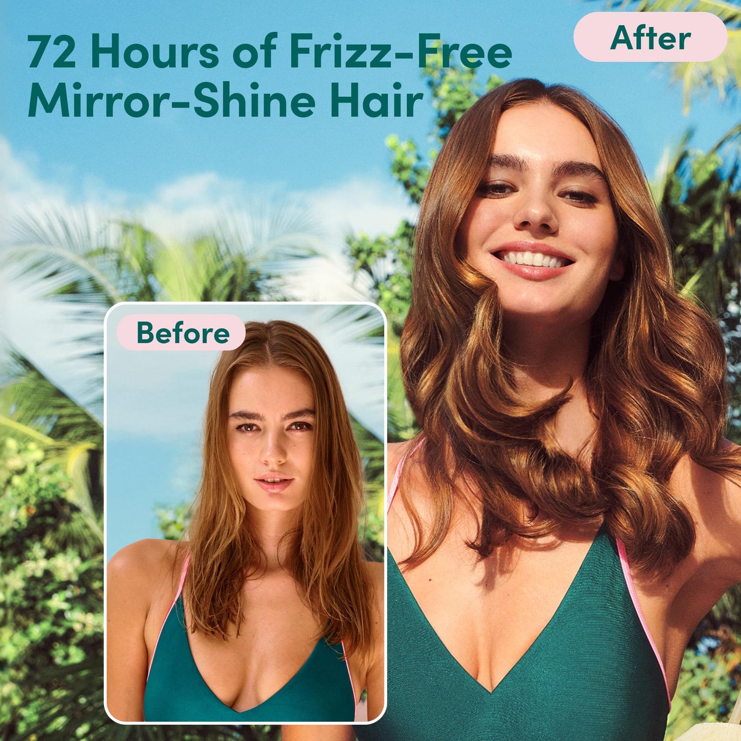 Coco & Eve Frizz Fix & Pro Shine Mist - 72H Frizz Control & Instant Shine | Lightweight Heat Protectant | Moisturizing, Smoothing, Detangling Spray | For Damaged Hair & All Hair Types (5.07 fl oz) - Available at All In One Marketplace Canada