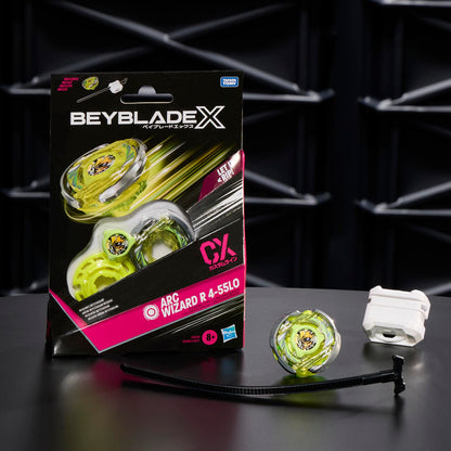 Beyblade X Arc Wizard R 4-55LO CX Starter Pack Set, Stamina Type Top and Launcher; Authentic Takara Tomy Battle Tops Games, Toys for Boys and Girls 8+ BEYBLADE