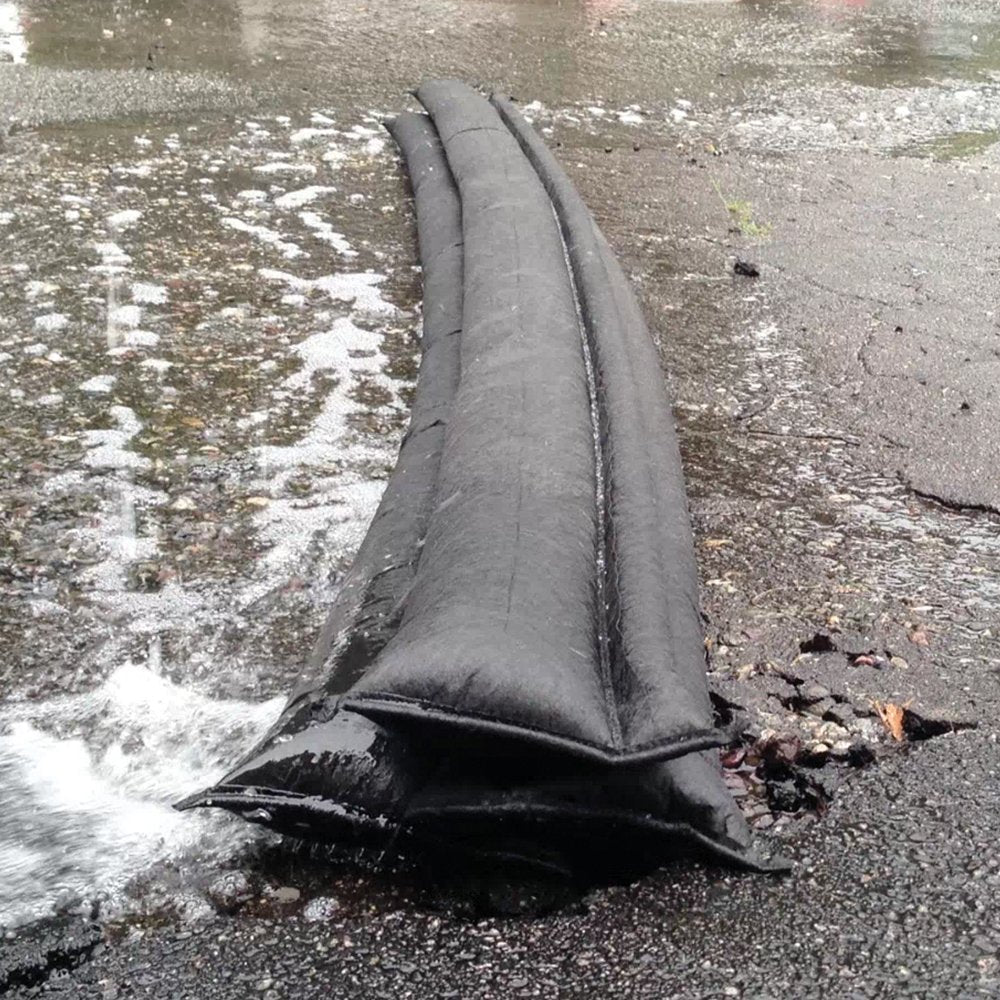 Quick Dam QD610-1 Water-Activated Flood Barrier-1 Pack, Black Quick Dam