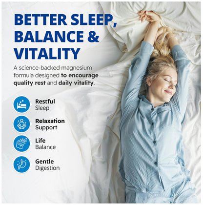 CanPrev Magnesium L-Threonate 50mg, 120 Capsules 120-Day Supply - Optimal Absorption Formula for Improve Sleep, Muscle Function, Maintain Healthy Electrolyte Balance - Vegan, Non-GMO and Gluten-Free - Available at All In One Marketplace Canada